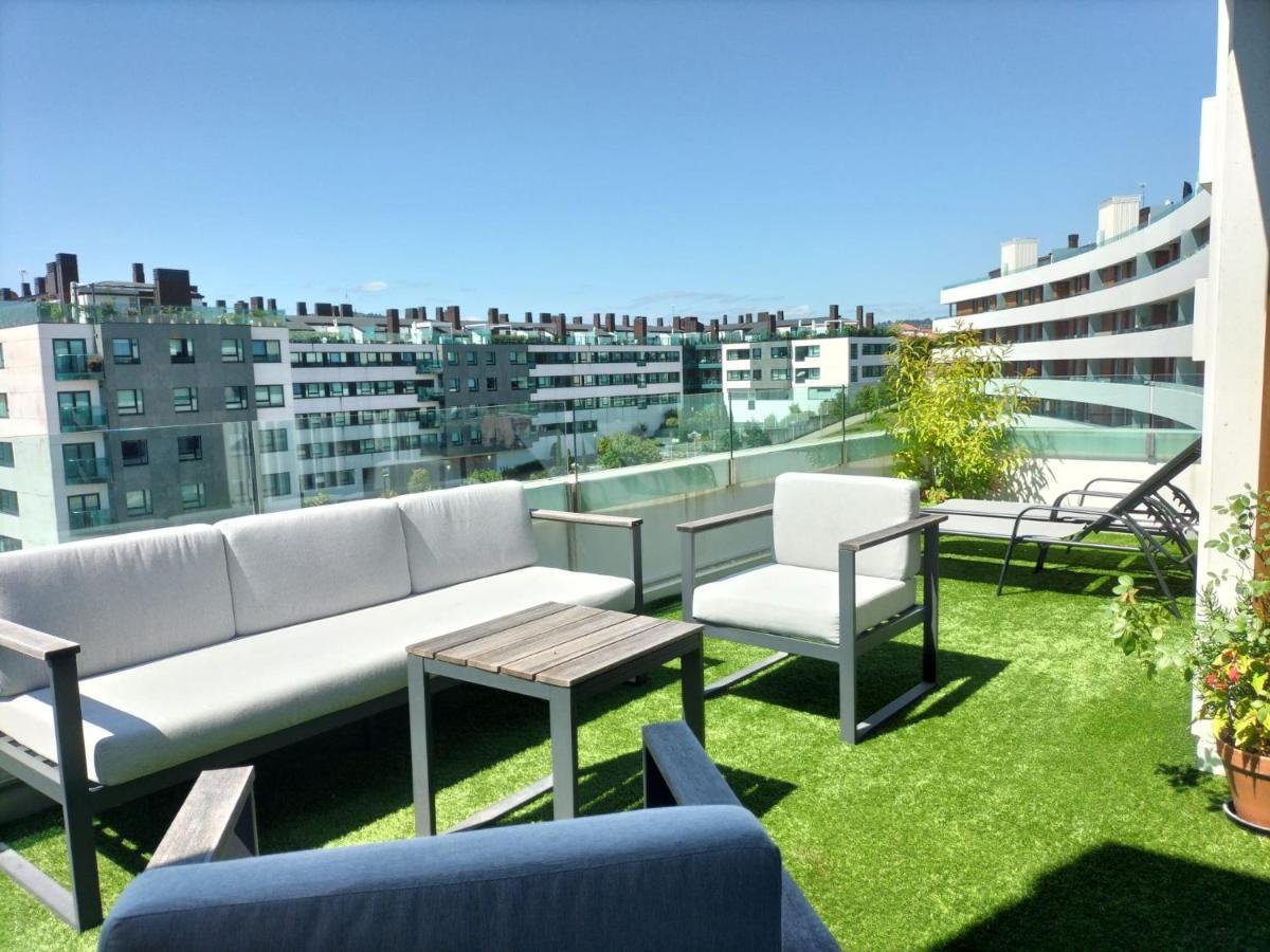 Preciosa Habitacionsuite En Atico Con Terraza II Сантьяго-де-Компостела Экстерьер фото